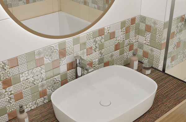 Plitka nastennaya EM-TILE Milagro Mos Patch 2