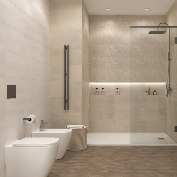 Plitka nastennaya Creto Naomi Rock Cremo 2