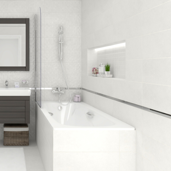 Plitka nastennaya Laparet Atria vanil'nyj mozaika 2