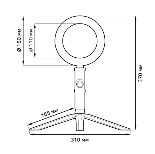 Svetilnik kolcevoj svetodiodnyj Gauss 2