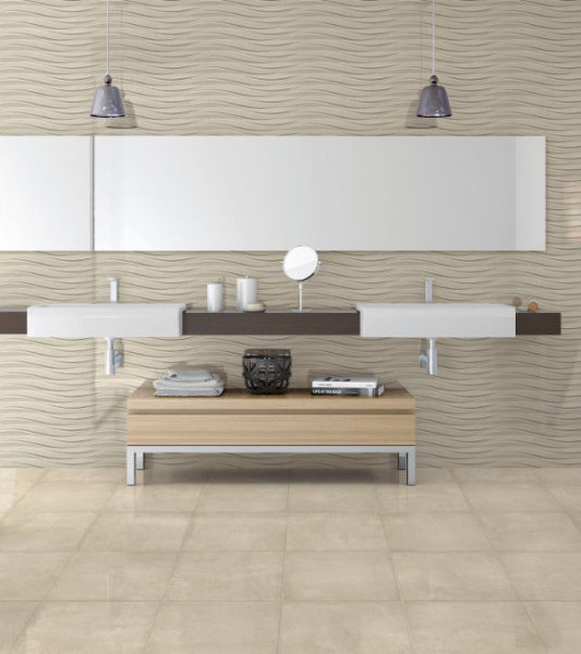 Plitka nastennaya Emigres Petra Rev. Sahara XL Beige 2