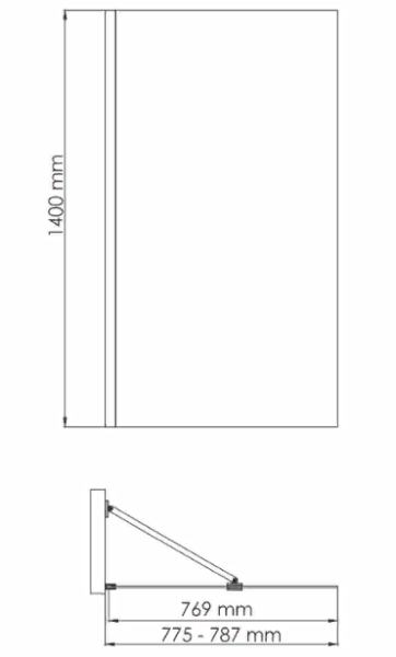 Steklyannaya shtorka na vannu 2