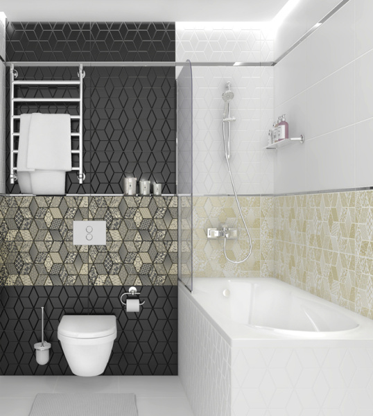 Dekor Laparet Tabu Bomond chyornyj 30h60 2