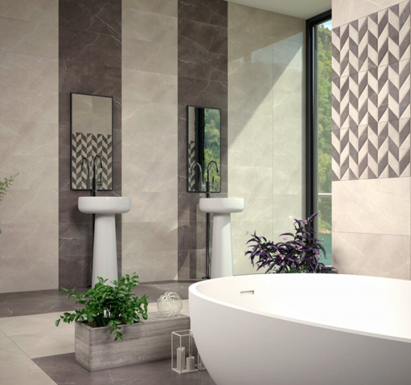 Plitka nastennaya Kerasol Trend Pulpis Marron Rectificado 2