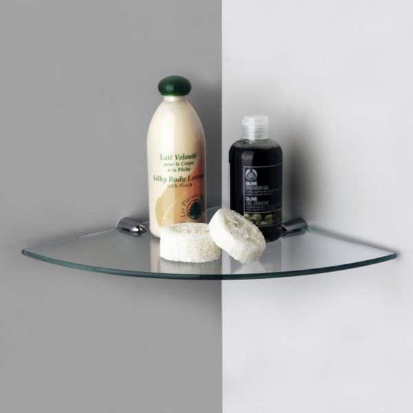 Polka steklyannaya uglovaya 2 Polka steklyannaya uglovaya 2