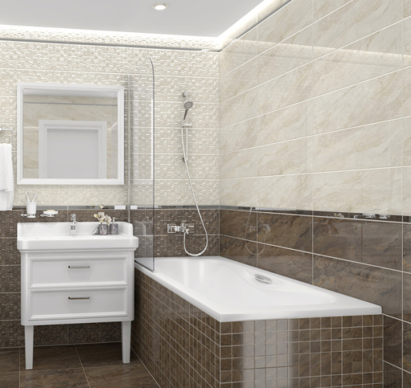 Dekor mozaichnyj Laparet Royal korichnevyj 2