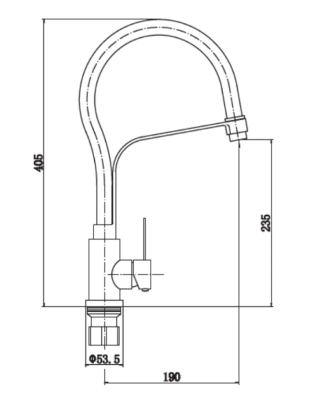 Smesitel dlya kuhni s gibkim izlivom FASHUN A54012-8 2 Smesitel dlya kuhni s gibkim izlivom FASHUN A54012-8 2