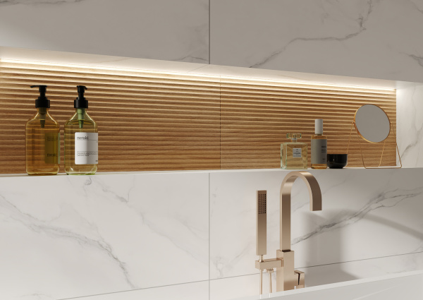 Plitka nastennaya Gracia Ceramica Marble matt white wall 2