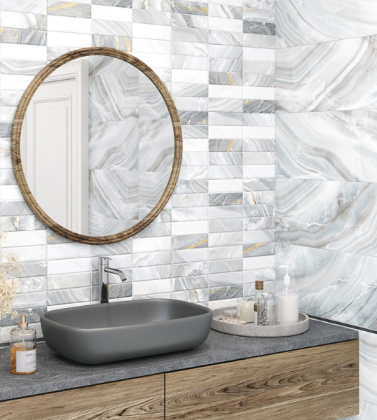 Plitka nastennaya New Trend Amadeo Dark Brick 2