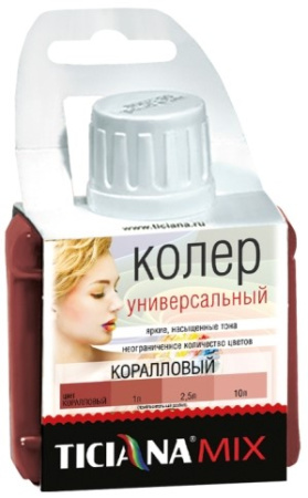 Koler miks TICIANA universalnyj korallovyj 80ml F747