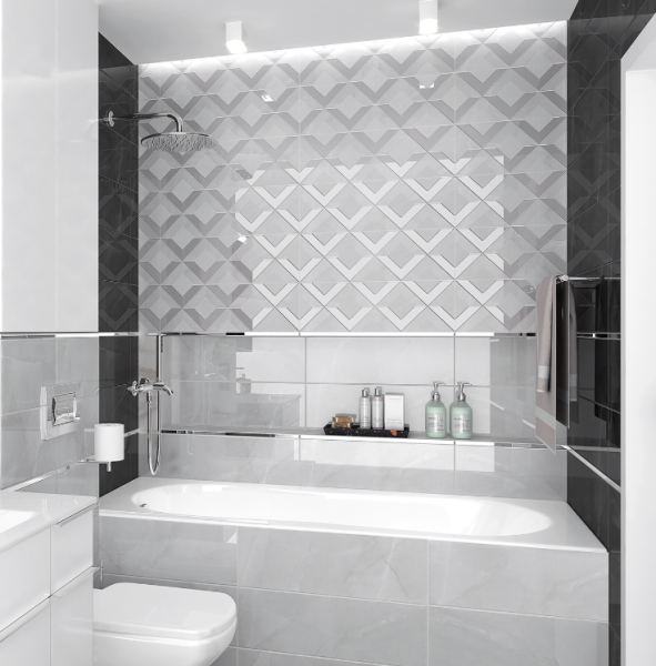 Dekor Laparet Monti belyj 20h60 2