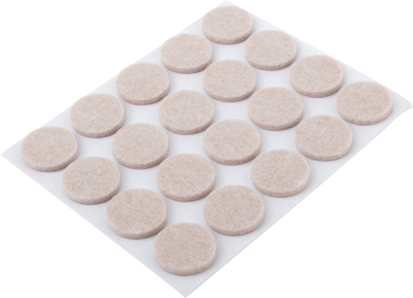 Podkladki dlya mebeli samokleyushchiesya kruglye FIT 17mm vojlok 67524 3