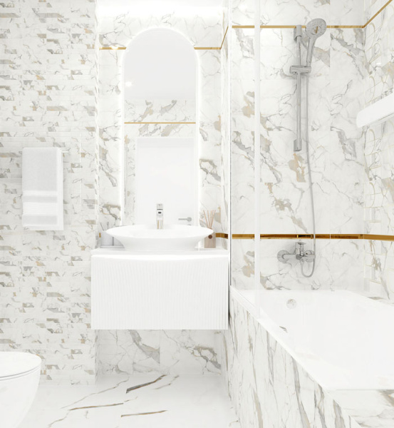 Mozaika Laparet Laurel belyj 28,6h29,8 2