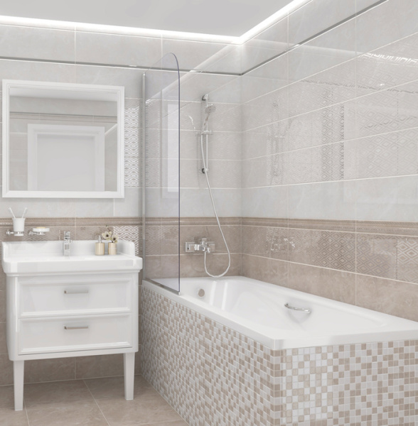 Plitka nastennaya Laparet Elektra bezhevyj svetlyj 60011 20h60 2