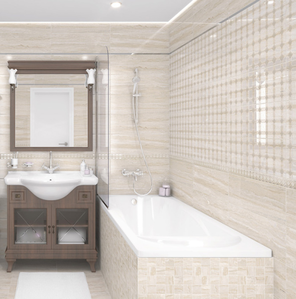 Bordyur Laparet Glossy bezhevyj 4,8h60 2